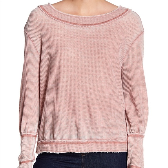 NEW Melrose & Market Waffle Knit Thermal Top - Picture 2 of 7